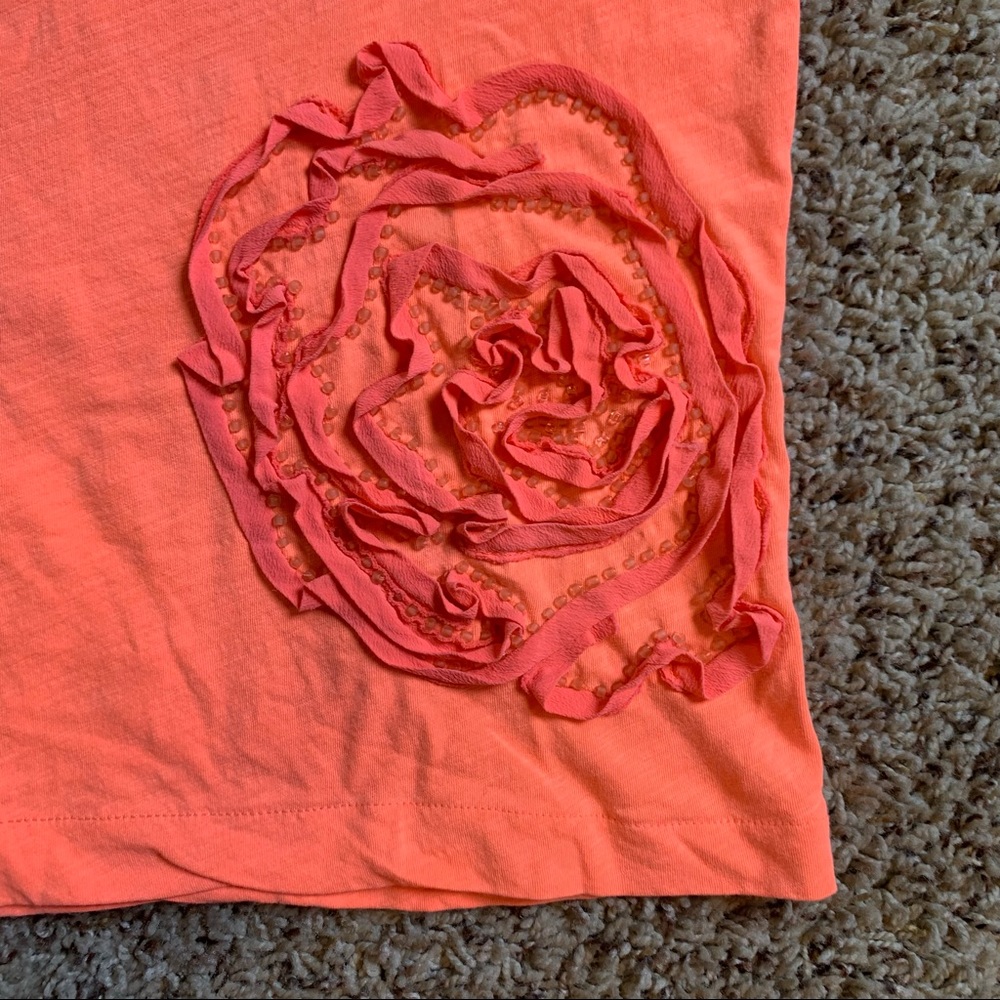 J Crew Neon Embellished Vintage Tee size Small - Picture 4 of 7